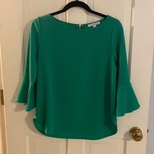 Green envelope green blouse size m